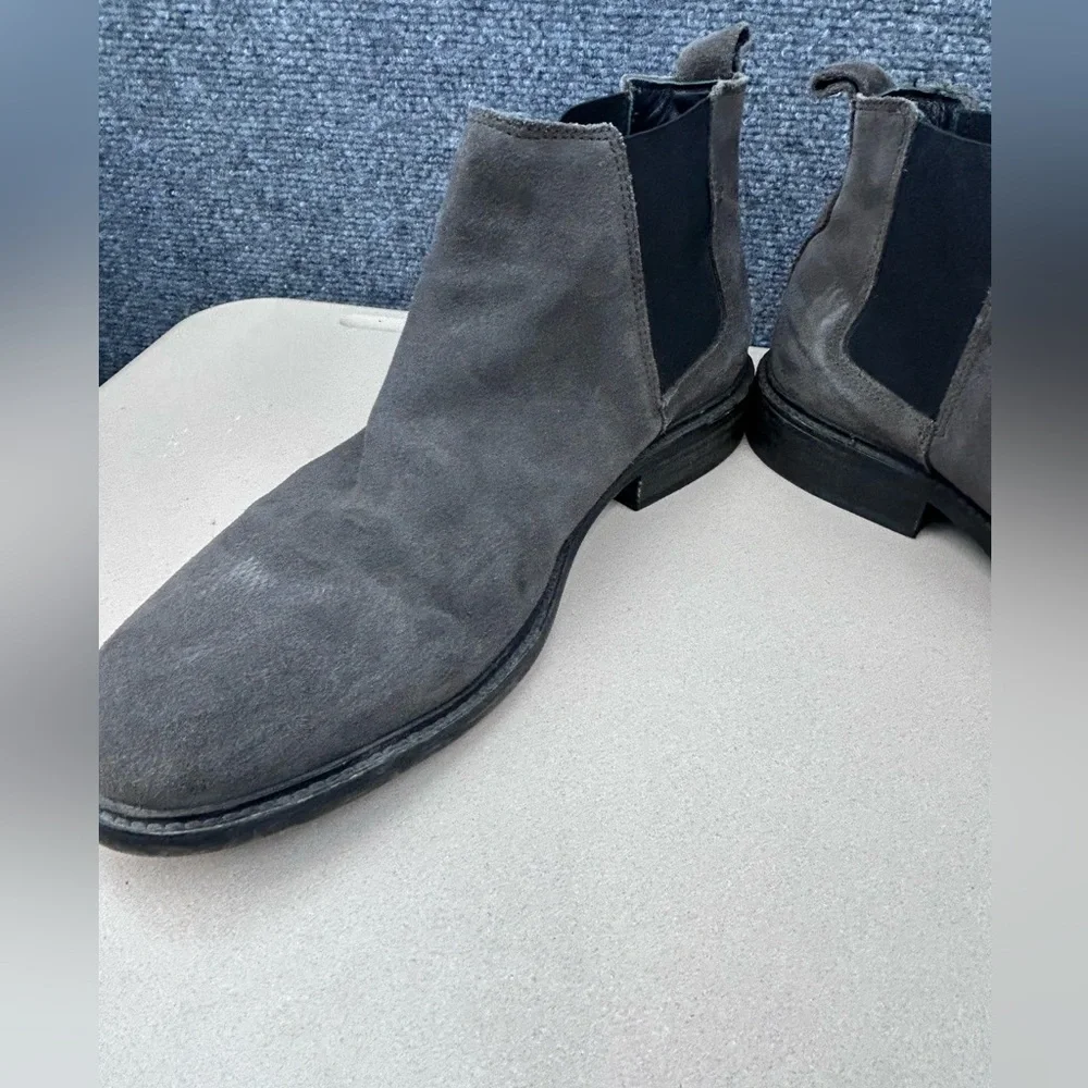ALLSAINTS Mens Chelsea Boot Gray Men's 42 US 9